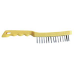 Toparc 044258 Stainless Steel Brush 4 Rows Robust Cleaning Tool