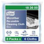 Tork 183600 Cleaning Tissue 1-Ply Washable Low-Lint Microfibre Cloth