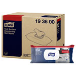 Tork 193600 Wet Surface Disinfection Wipes: 60-Piece Resealable Pack