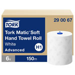 Tork 290067 Matic Paper Towels 150mx21cm White Soft Tear-Resistant