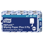 Tork 473391 Reflex Cleaning Tissue 2-Ply Efficient High Absorbency