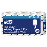 Tork 473412 Reflex Cleaning Tissue: 1-Ply Strong Absorbent 6 Pcs