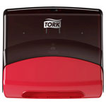 Tork 654008 Performance Towel Dispenser Red Plastic Mounts Without Drill