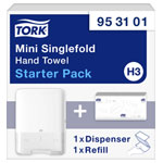 Tork 953101 Paper Towel Dispenser White Economical Hygienic Compact