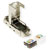 Value 26.99.0371 RJ45 Plug Cat.6 STP Zinc Housing Silver Field Configurable
