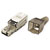 Value 26.99.0371 RJ45 Plug Cat.6 STP Zinc Housing Silver Field Configurable