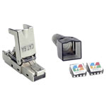 Value 26.99.0373 Field-Configurable RJ-45 Plug Cat.6A STP Silver 1piece