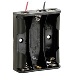 Velleman BH331A Battery Tray 3x AA 58x48x17mm High-Quality Holder