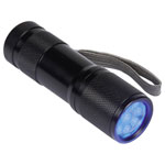 Velleman EFL41UV UV-9 UV LED Torch Battery-Powered 58g Ideal for Detection