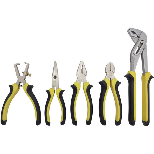 Click to view product details and reviews for Velleman Hpset1 Pliers Set Soft Grip Chrome Vanadium Steel 165mm.