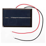 Velleman SOL4N Solar Panel: 2V Polycrystalline Open Cable 1piece