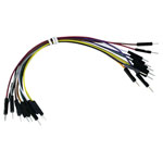 Velleman WJW010 Jumpers Set 15cm Multicolour for Electronics Projects