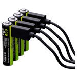 Verico 1UDBT-A2WEBC-NN LoopEnergy USB-C Li-ion Batteries 600mAh 1.5V 4pieces