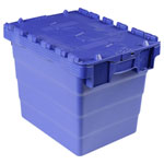VISO DSW 4332 Box Hinged Lid 400x320x300mm Blue Robust Housing