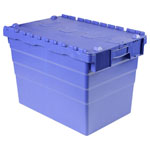 VISO DSW 5541 Storage Box 600x416x400mm Blue Hinged Lid Robust Housing