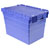 VISO DSW 5541 Storage Box 600x416x400mm Blue Hinged Lid Robust Housing