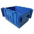 VISO DSW4321 Box with Hinged Lid 400x200x300mm Blue 1 piece
