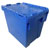 VISO DSW4336 Box with Hinged Lid 400x250x300mm Blue 1 piece