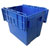VISO DSW4336 Box with Hinged Lid 400x250x300mm Blue 1 piece