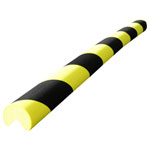 VISO PU 4025 NJ Foam Edges Black-Yellow Diameter40x750mm 1piece