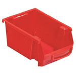 VISO SPACY2R Storage Bin Red 101x70x157mm Industrial Polypropylene