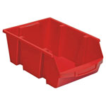 VISO SPACY5R Storage Bin 300x175x445 mm Red Polypropylene Stackable