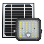 V-TAC 10313 VT-411 LED Floodlight 10W Solar Panel Cool White Black