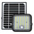 V-TAC 10313 VT-411 LED Floodlight 10W Solar Panel Cool White Black