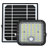 V-TAC 10313 VT-411 LED Floodlight 10W Solar Panel Cool White Black