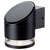 V-TAC 10384 Solar Wall Light 1W Warm White Black IP65 Outdoor Use