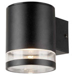 V-TAC 10399 Solar Wall Light 1W Warm White Black Weatherproof