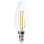 V-TAC 217423 LED Candle Warm White E14 6W EEC F 35x98mm