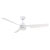 V-TAC 2866 VT-6552-3 Ceiling Fan 65W 132cm White with RF Remote Control