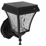 V-TAC 2889 VT-982-S Solar Wall Light 2W Black Motion Sensor 24h Use