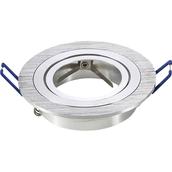 V-TAC VT-782 Bracket Silver 50mm Rings for GU10/GU5.3 Bulbs Spring...