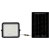 V-TAC 7821 VT-40W LED Floodlight Cool White Solar Panel Black