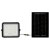 V-TAC 7821 VT-40W LED Floodlight Cool White Solar Panel Black