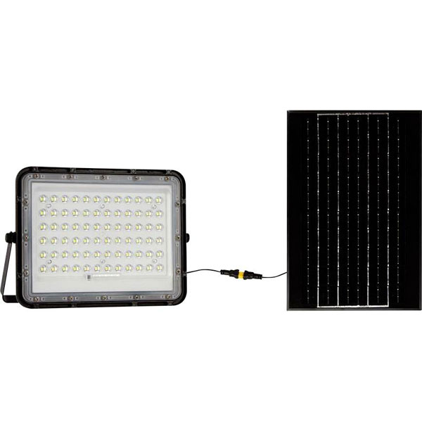 V-TAC 7825 LED Floodlight Solar Panel 15W Cool White Black