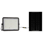 V-TAC 7826 LED Floodlight Solar Black 15W Neutral White 1 Panel