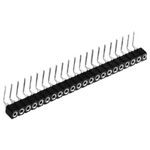 W&P 257-020-3-50-00-6 SIL Socket, 1 Row, 20 Pins, 0.50mm Square Pins