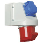 Walther Werke 114 CEE Wall Socket 16A 5P 400V with Earth Contact Socket