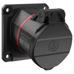 Walther Werke FW510506SK CEE NEO Socket 16A 5P 400V IP54 Angled Mounting