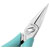 Weller Erem 2411P ESD Needle Nose Pliers, Semi-circle, Tool Steel