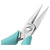 Weller Erem 2411P ESD Needle Nose Pliers, Semi-circle, Tool Steel