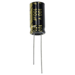 100uF 50V Elko Panasonic radial 105°C 8x11,5mm | Radio Kölsch Hamburg