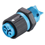 Wieland 46.031.5054.9 RST® MINI 2-Pin Socket Bullet Connector M16 Built-in