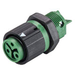 Wieland 46.031.5055.7 RST® MINI Socket 2+PE Pins Built-in Bullet Connector