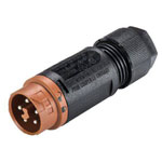Wieland 46.052.4550.4 RST® MINI Bullet Connector Plug 5 Pins Straight