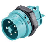 Wieland 46.052.5053.6 RST® MINI Bullet Connector 5-Pin Plug Mount