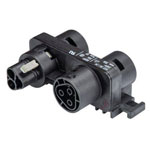 Wieland 96.030.0153.1 RST® CLASSIC Splitter 250V/20A 3-pin Black